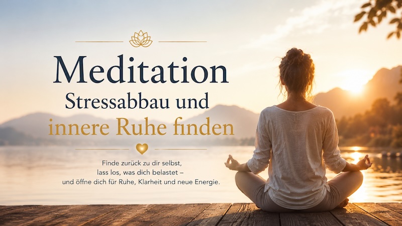 Meditation Stressabbau und innere Ruhe finden